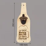 Destapador de Pared Rústico de Madera Pino - Imagen 3